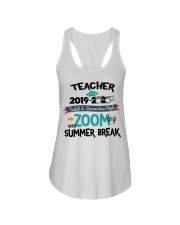TEACHER ZOOMING INTO SUMMER BREAK Ladies Flowy Tank tile