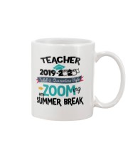 TEACHER ZOOMING INTO SUMMER BREAK Mug tile