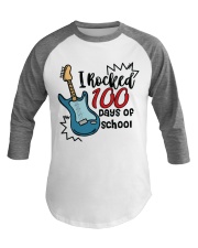 I Rocked 100 Dayss Of School Baseball Tee tile