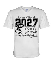 6TH GRADE V-Neck T-Shirt tile