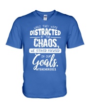 Teacher V-Neck T-Shirt tile