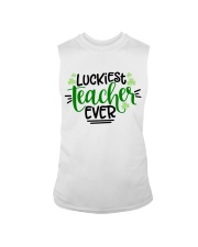 LUCKIEST TEACHER EVER Sleeveless Tee thumbnail