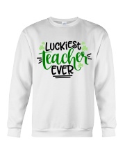 LUCKIEST TEACHER EVER Crewneck Sweatshirt thumbnail