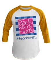 TEACHER LIFE Baseball Tee tile