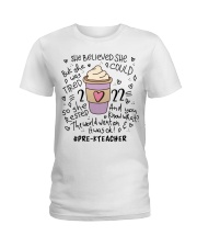 PRE-K TEACHER Ladies T-Shirt tile
