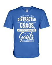 Childcare V-Neck T-Shirt tile