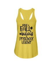 ONE FALLBULOUS PRESCHOOL TEACHER Ladies Flowy Tank tile
