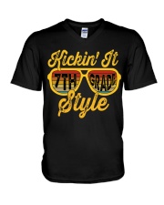 7TH GRADE V-Neck T-Shirt tile