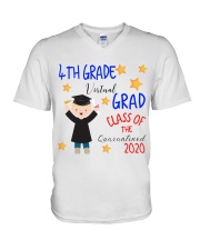 4TH GRADE BOY V-Neck T-Shirt tile