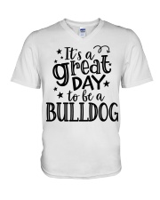BULLDOG V-Neck T-Shirt tile