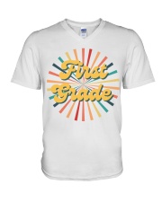 1ST GRADE V-Neck T-Shirt tile