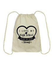 I LOVE MY HIGH SCHOOL Drawstring Bag tile