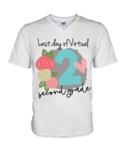 2ND GRADE V-Neck T-Shirt tile