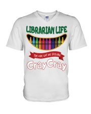 LIBRARIAN V-Neck T-Shirt tile