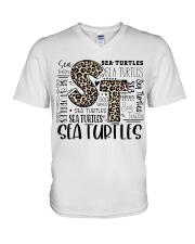 SEA TURTLE V-Neck T-Shirt tile