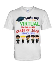 2ND GRADE CLASS OF 2020 V-Neck T-Shirt tile