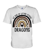DRAGONS V-Neck T-Shirt tile