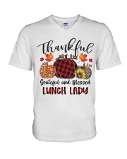 LUNCH LADY V-Neck T-Shirt tile