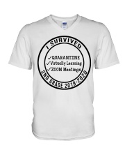 2ND GRADE V-Neck T-Shirt tile
