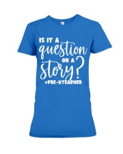 PRE-K TEACHER Premium Fit Ladies Tee tile