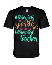 INTERVENTION TEACHER V-Neck T-Shirt thumbnail