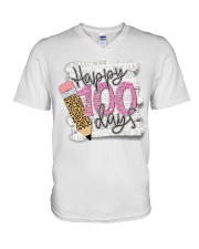 HAPPY 100 DAYS V-Neck T-Shirt thumbnail