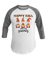 Happy Fall With My Gnomies Baseball Tee tile