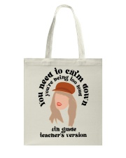 4TH GRADE TEACHER Tote Bag tile