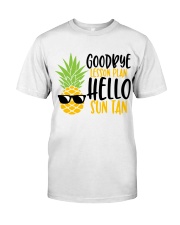 GOODBYE LESSON PLAN - HELLO SUN TAN Classic T-Shirt front