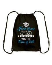 4TH GRADE CLASS OF 2020 Drawstring Bag tile