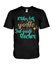 2ND GRADE TEACHER V-Neck T-Shirt thumbnail