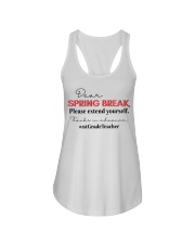 1ST GRADE TEACHER Ladies Flowy Tank tile
