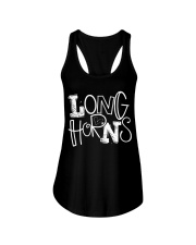 LONG HORNS Ladies Flowy Tank tile