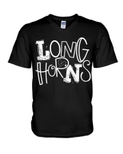 LONG HORNS V-Neck T-Shirt tile