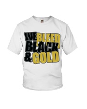 BLACK - GOLD Youth T-Shirt tile