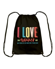 I LOVE SUMMER Drawstring Bag tile
