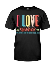 I LOVE SUMMER Classic T-Shirt front