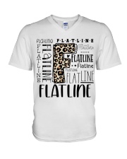 FLATLINE V-Neck T-Shirt tile