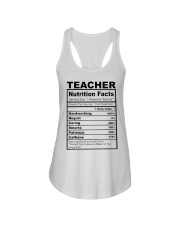 TEACHER NUTRITION FACTS Ladies Flowy Tank thumbnail