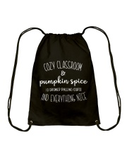 COZY CLASSROOM AND PUMPKIN SPICE Drawstring Bag tile