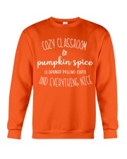 COZY CLASSROOM AND PUMPKIN SPICE Crewneck Sweatshirt tile