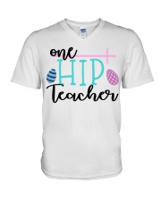 ONE HIP TEACHER V-Neck T-Shirt thumbnail