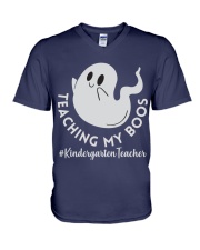 KINDERGARTEN V-Neck T-Shirt tile