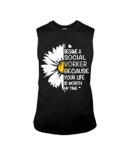 I BECAME A SOCIAL WORKER BECAUSE Sleeveless Tee thumbnail