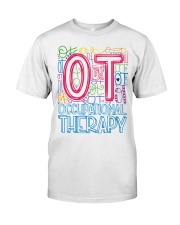 OCCUPATIONAL THERAPY TYPOGRAPHIC Classic T-Shirt front
