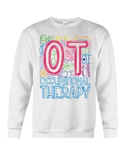 OCCUPATIONAL THERAPY TYPOGRAPHIC Crewneck Sweatshirt thumbnail