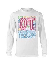 OCCUPATIONAL THERAPY TYPOGRAPHIC Long Sleeve Tee thumbnail