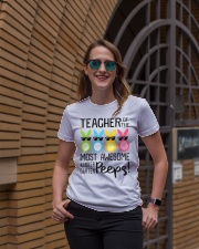 KINDERGARTEN PEEPS Ladies T-Shirt lifestyle-women-crewneck-front-2