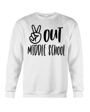 PEACE OUT MIDDLE SCHOOL Crewneck Sweatshirt tile