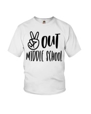 PEACE OUT MIDDLE SCHOOL Youth T-Shirt tile